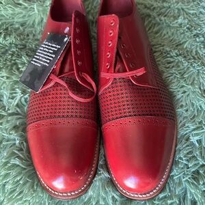Stacy-Adams Red Men's Oxford Shoes